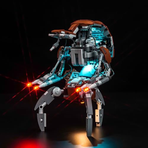 Led Licht Set für Lego 75381 Droideka (Kein Lego), Dekorationsbeleuchtungsset für Lego S'tar Wars Droideka Kreative Spielzeug von BrickBling