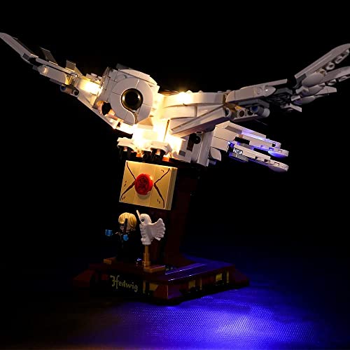 Led Licht Set Kompatibel mit Lego 75979 Hedwig (Kein Modell), Dekorationsbeleuchtungsset Compatible with Lego Hedwig 75979 Kreative Spielzeug von BrickBling