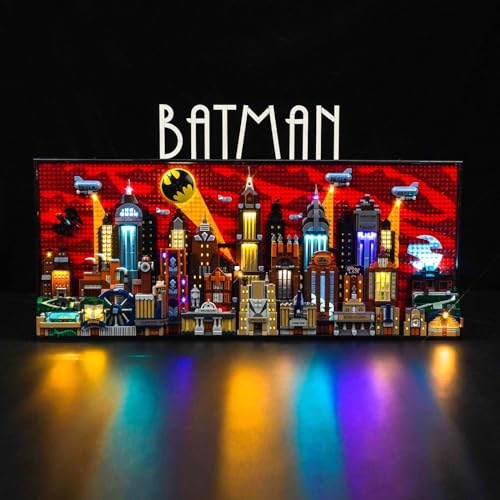 Led Licht Set für Lego 76271 Batman: The Animated Series Gotham City (Kein Lego), Dekorationsbeleuchtungsset für Lego Batman: The Animated Series Gotham City Kreative Spielzeug von BrickBling