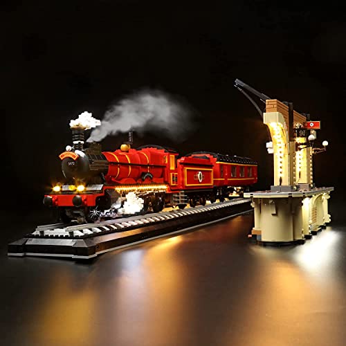 BrickBling Led Licht Set für Lego 76405 Hogwarts Express, Led Beleuchtungs Set für Hogwarts Express, Kreatives Geschenk (Nur Lichter-Set,kein Lego-Modell)- Standard Version von BrickBling