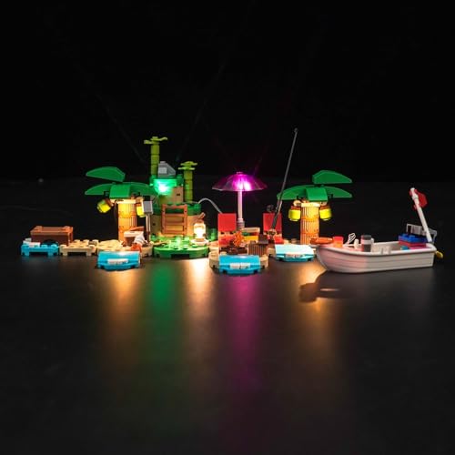 Led Licht Set für Lego 77048 Animal Crossing Kapp’n’s Island Boat Tour (Kein Lego), Dekorationsbeleuchtungsset für Lego Käptens Insel-Bootstour Kreative Spielzeug von BrickBling