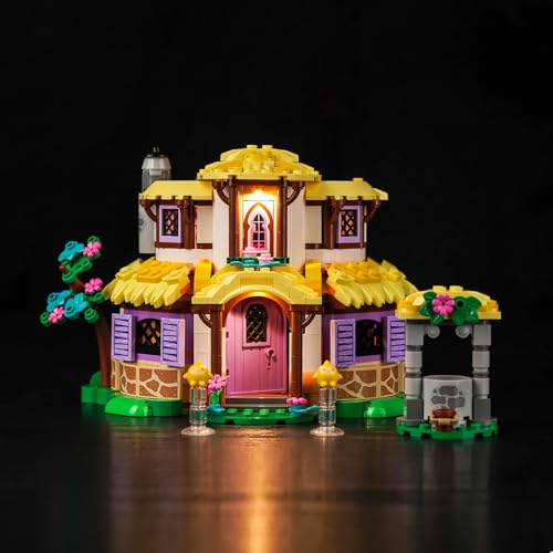 Led Licht Set für Lego Asha's Cottage 43231 (Kein Lego), Dekorationsbeleuchtungsset für Lego Disney Wish Ashas Häuschen Set Kreative Spielzeug von BrickBling