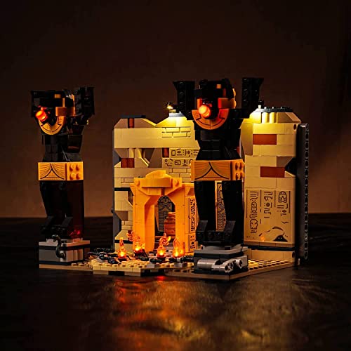 Led Licht Set Kompatibel mit Lego Escape from The Lost Tomb (Kein Modelll), Dekorations Led Beleuchtungs Set for 77013 Escape from The Lost Tomb,Kreatives Geschenk für Kinder und Erwachsene von BrickBling