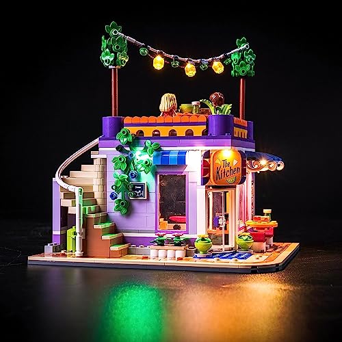 Led Licht Set für Lego Friends Heartlake City Community Kitchen 41747 (Kein Lego), Dekorationsbeleuchtungsset für Lego Heartlake City Gemeinschaftsküche Spiel-Set Kreative Spielzeug-Standard Version von BrickBling