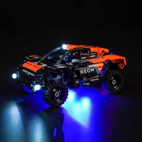 Led Licht Set für Lego NEOM McLaren Extreme E Race Car 42166 (Kein Lego), Dekorationsbeleuchtungsset für Lego NEOM McLaren Extreme E Race Car Kreative Spielzeug von BrickBling