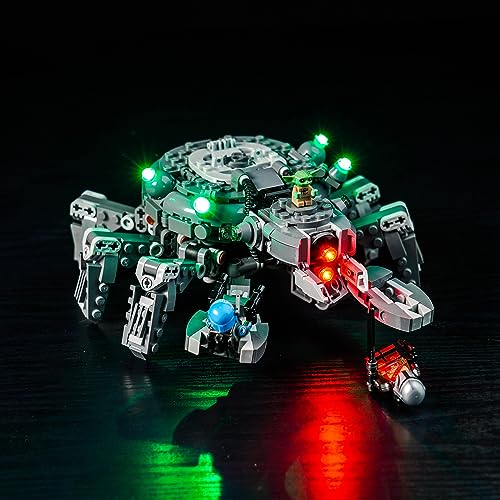 Led Licht Set für Lego S'tar Wars Spider Tank 75361 (Kein Lego), Dekorationsbeleuchtungsset für Lego Spider Tank Kreative Spielzeug für Erwachsene von BrickBling