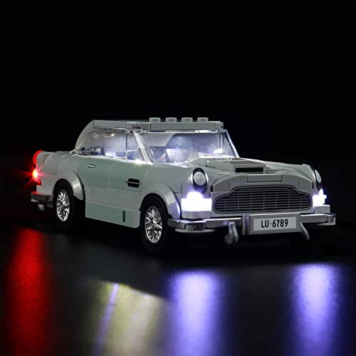 Led Licht Set für Lego Speed Champions 007 Aston Martin DB5, Led Beleuchtungs Set für Lego 76911, Kreatives DIY-LED-Licht-Kit (Nicht enthaltener Baustein) von BrickBling