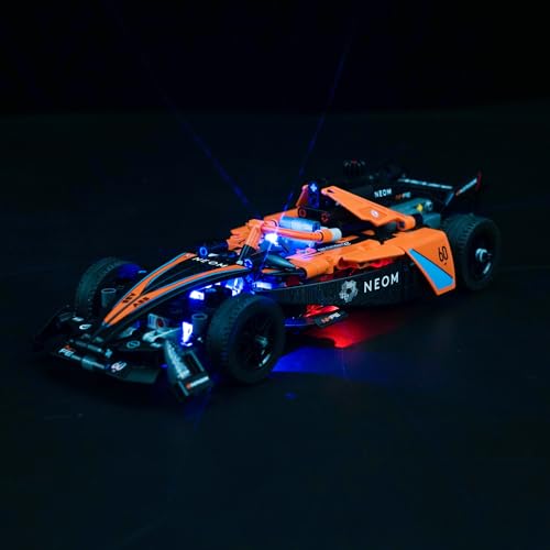 Led Licht Set für Lego Technic NEOM McLaren Formula E Race Car (Kein Lego), Dekorationsbeleuchtungsset für Lego 42169 NEOM McLaren Formula E Race Car Kreative Spielzeug von BrickBling