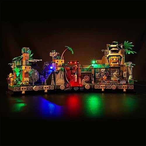 Led Licht Set für Lego Temple of The Golden Idol (Kein Lego-Modell), Dekorations Led Beleuchtungs Set for Lego 77015 Temple of The Golden Idol, Kreatives Geschenk von BrickBling