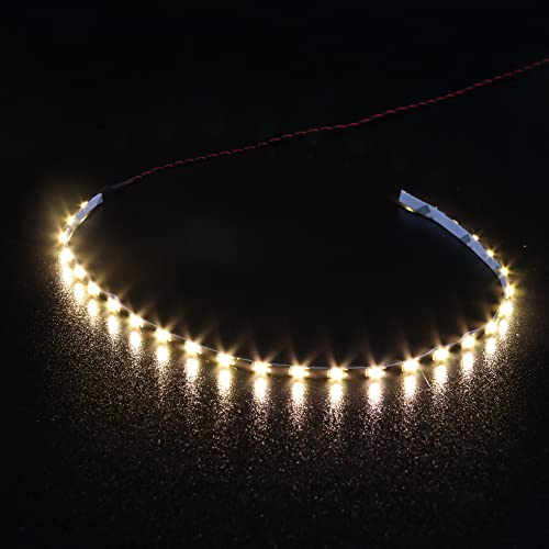 Warmweiße LED Streifen Lichter für DIY/MOC-Beleuchtung (2er-Pack), Led Beleuchtungs Set Dekorationslichter Kompatibel mit Lego and Other Major Brand Bricks von BrickBling