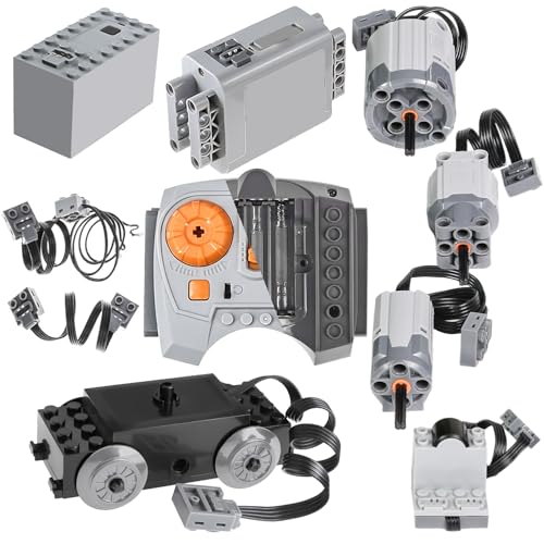 BrickBounty 16-teiliges Motor-Set mit technischen Teilen, MOC für Leistung und Fernsteuerung für zusammengebaute Bausteine STEM BrickBounty 16-teiliges Motor-Set mit technischen Teilen, MOC für Leistung und Fernsteuerung für zusammengebaute Bausteine STEM von BrickBounty