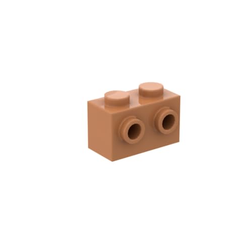 Gobricks 11211 Scharnier Brick Brick Special 1x2 mit 2 Nieten an einer Seite, 50 Stück GDS-634, kompatibel mit Lego Bausteinen, Farbe:Medium Dark Flesh 084 Gobricks 11211 Scharnier Brick Brick Special 1x2 mit 2 Nieten an einer Seite, 50 Stück GDS-634, kompatibel mit Lego Bausteinen, Farbe:Medium Dark Flesh 084 von BrickBuddy