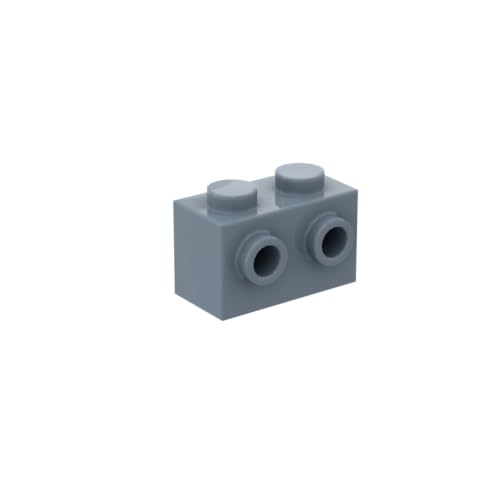 Gobricks 11211 Scharnier Brick Brick Special 1x2 mit 2 Nieten an einer Seite, 50 Stück GDS-634, kompatibel mit Lego Bausteinen, Farbe:Sandblau 054 von BrickBuddy