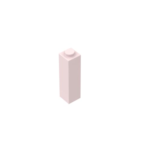 Gobricks 14716 Basic Bricks Brick 1 x 1 x 3, 10 Stück, GDS-865, kompatibel mit Lego Bausteinen, Farbe: Hellrosa 017 von BrickBuddy