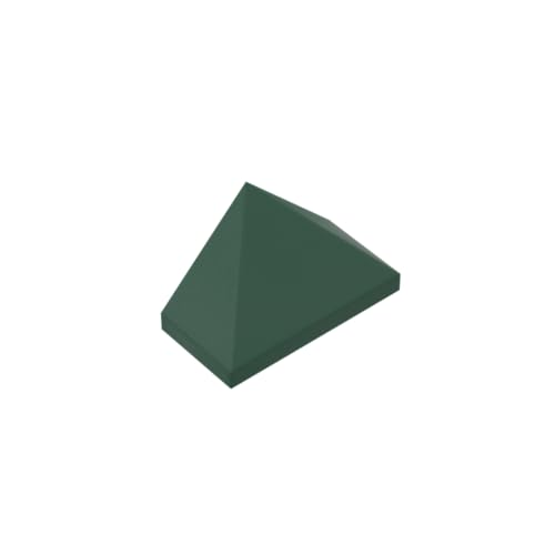 Gobricks 15571 Slope Brick 1x2 45° Dreiseitig abgeschrägter Ziegelstein 10 Stück GDS-834 Kompatibel mit Lego Bausteinen, Farbe: Dunkelgrün 047 Gobricks 15571 Slope Brick 1x2 45° Dreiseitig abgeschrägter Ziegelstein 10 Stück GDS-834 Kompatibel mit Lego Bausteinen, Farbe: Dunkelgrün 047 von BrickBuddy