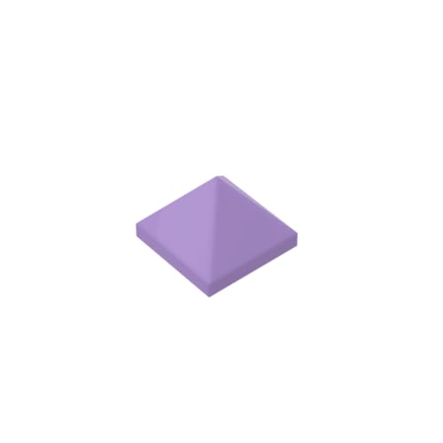 Gobricks 22388 Slope Brick 1x1, vierseitig abgeschrägter Ziegelstein, 50 Stück, GDS-837, kompatibel mit Lego Bausteinen, Farbe: Medium Lavender 062 Gobricks 22388 Slope Brick 1x1, vierseitig abgeschrägter Ziegelstein, 50 Stück, GDS-837, kompatibel mit Lego Bausteinen, Farbe: Medium Lavender 062 von BrickBuddy