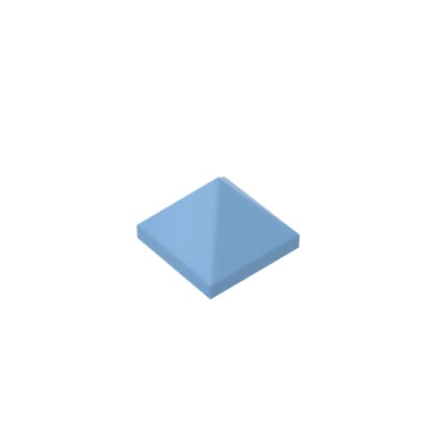 Gobricks 22388 Slope Brick 1x1, vierseitig abgeschrägter Ziegelstein, 50 Stück, GDS-837, kompatibel mit Lego-Bausteinen, Farbe: Mittelblau 052 Gobricks 22388 Slope Brick 1x1, vierseitig abgeschrägter Ziegelstein, 50 Stück, GDS-837, kompatibel mit Lego-Bausteinen, Farbe: Mittelblau 052 von BrickBuddy