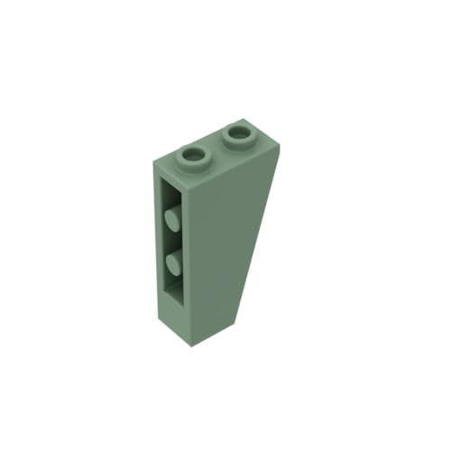 Gobricks 2449 Schrägziegel, 1 x 2 x 3, umgekehrter geneigter Ziegelstein, 10 Stück, GDS-864, kompatibel mit Lego-Bausteinen, Farbe: Sandgrün 048 von BrickBuddy