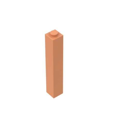 Gobricks 2453 Basic Bricks Brick 1 x 1 x 5 mit blockiertem offenem oder hohlen Bolzen, 10 Stück, GDS-866, kompatibel mit Lego-Bausteinen, Farbe: Fleischfarbe 038 Gobricks 2453 Basic Bricks Brick 1 x 1 x 5 mit blockiertem offenem oder hohlen Bolzen, 10 Stück, GDS-866, kompatibel mit Lego-Bausteinen, Farbe: Fleischfarbe 038 von BrickBuddy
