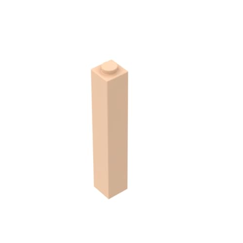 Gobricks 2453 Basic Bricks Brick 1x1x5 mit blockiertem offenem oder hohlen Bolzen, 10 Stück, GDS-866, kompatibel mit Lego Bausteinen, Farbe: helles Fleisch 032 Gobricks 2453 Basic Bricks Brick 1x1x5 mit blockiertem offenem oder hohlen Bolzen, 10 Stück, GDS-866, kompatibel mit Lego Bausteinen, Farbe: helles Fleisch 032 von BrickBuddy
