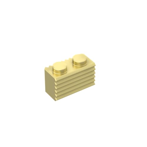 Gobricks 2877 Basic Bricks Brick Special 1x2 mit Grill, 50 Stück, GDS-797, kompatibel mit Lego Bausteinen, Farbe:Chrom Gold 037 Gobricks 2877 Basic Bricks Brick Special 1x2 mit Grill, 50 Stück, GDS-797, kompatibel mit Lego Bausteinen, Farbe:Chrom Gold 037 von BrickBuddy