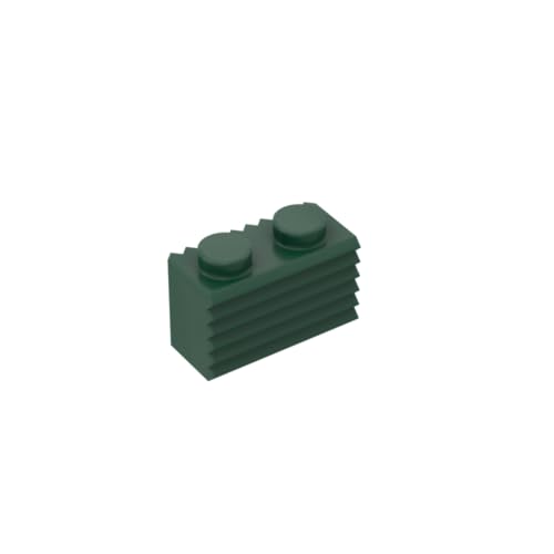 Gobricks 2877 Basic Bricks Brick Special 1x2 mit Grill, 50 Stück, GDS-797, kompatibel mit Lego Bausteinen, Farbe:Dunkelgrün 047 Gobricks 2877 Basic Bricks Brick Special 1x2 mit Grill, 50 Stück, GDS-797, kompatibel mit Lego Bausteinen, Farbe:Dunkelgrün 047 von BrickBuddy