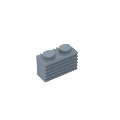 Gobricks 2877 Basic Bricks Brick Special 1x2 mit Grill, 50 Stück, GDS-797, kompatibel mit Lego Bausteinen, Farbe:Sandblau 054 Gobricks 2877 Basic Bricks Brick Special 1x2 mit Grill, 50 Stück, GDS-797, kompatibel mit Lego Bausteinen, Farbe:Sandblau 054 von BrickBuddy