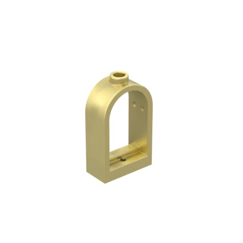 Gobricks 30044 Tür 1x2x2 2/3 Kuppel Fensterrahmen 50 Stück GDS-872 Kompatibel mit Lego Bausteinen, Farbe: Chrom Gold 037 Gobricks 30044 Tür 1x2x2 2/3 Kuppel Fensterrahmen 50 Stück GDS-872 Kompatibel mit Lego Bausteinen, Farbe: Chrom Gold 037 von BrickBuddy
