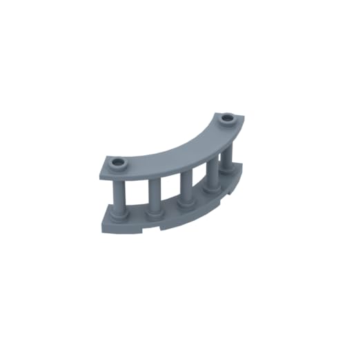 Gobricks 30056 Ornamente, Zaun gespindelt, 4 x 4 x 2, Viertelrund mit 2 Nieten, 50 Stück, GDS-880, kompatibel mit Lego-Bausteinen, Farbe: Sandblau 054 Gobricks 30056 Ornamente, Zaun gespindelt, 4 x 4 x 2, Viertelrund mit 2 Nieten, 50 Stück, GDS-880, kompatibel mit Lego-Bausteinen, Farbe: Sandblau 054 von BrickBuddy
