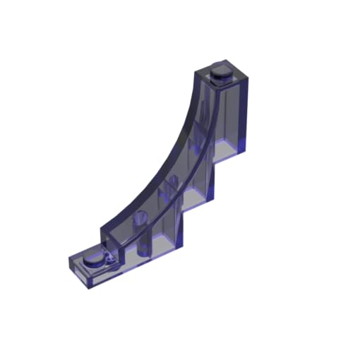 Gobricks 30099 Gewölbter Ziegelsteinbogen, 1x5x4, umgekehrt, 10 Stück, GDS-718, kompatibel mit Lego Bausteinen, Farbe:Trans Purple 160 Gobricks 30099 Gewölbter Ziegelsteinbogen, 1x5x4, umgekehrt, 10 Stück, GDS-718, kompatibel mit Lego Bausteinen, Farbe:Trans Purple 160 von BrickBuddy