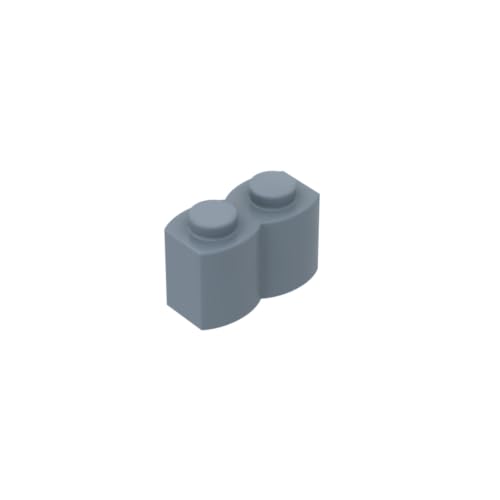 Gobricks 30136 Basic Bricks Brick Special 1x2 Palisade [aka Log] 50 Stück GDS-749 Kompatibel mit Lego Bausteinen, Farbe:Sandblau 054 von BrickBuddy