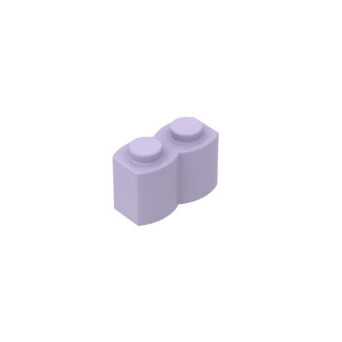 Gobricks 30136 Basic Bricks Brick Special 1x2 Palisade [aka Log] 50 Teile GDS-749 Kompatibel mit Lego Bausteinen, Farbe: Lavendel 063 von BrickBuddy