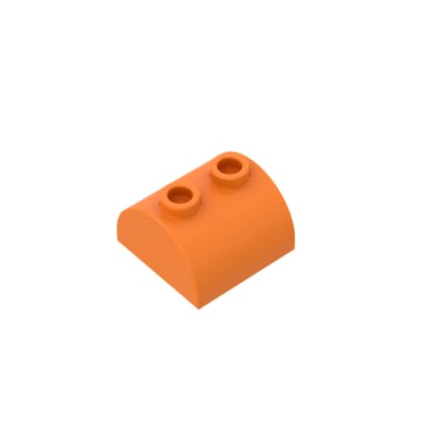 Gobricks 30165 Gewölbter Ziegelstein, gebogen, 2 x 2, mit zwei oberen Nieten, 50 Stück, GDS-741, kompatibel mit Lego Bausteinen, Farbe:Orange 021 Gobricks 30165 Gewölbter Ziegelstein, gebogen, 2 x 2, mit zwei oberen Nieten, 50 Stück, GDS-741, kompatibel mit Lego Bausteinen, Farbe:Orange 021 von BrickBuddy
