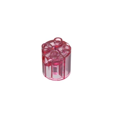 Gobricks 30361 Runder Ziegelstein, rund, 2 x 2 x 2 Roboterkörper – ohne Unterachshalter, 10 Stück, GDS-772, kompatibel mit Lego-Bausteinen, Farbe: Trans Dunkelrosa 111 Gobricks 30361 Runder Ziegelstein, rund, 2 x 2 x 2 Roboterkörper – ohne Unterachshalter, 10 Stück, GDS-772, kompatibel mit Lego-Bausteinen, Farbe: Trans Dunkelrosa 111 von BrickBuddy