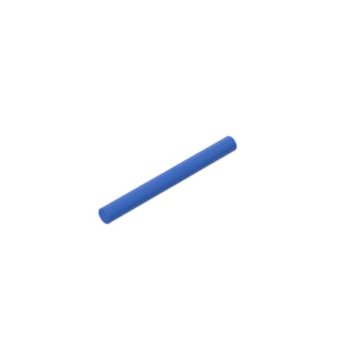 Gobricks 30374 Ornament-Stab, 4L (Lichtschwertklinge/Zauberstab), 50 Stück, GDS-883, kompatibel mit Lego-Bausteinen, Farbe: Blau 050 von BrickBuddy
