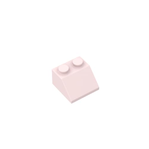 Gobricks 3039 Schrägziegel, 2 x 2, geneigter Ziegelstein, 50 Stück, GDS-589, kompatibel mit Lego-Bausteinen, Farbe: Hellrosa 017 von BrickBuddy