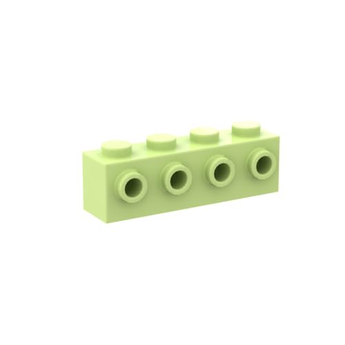 Gobricks 30414 Scharnier Brick Brick Special 1x4 mit 4 Nieten auf einer Seite, 50 Stück GDS-637, kompatibel mit Lego Bausteinen, Farbe:Gelbgrün 044 Gobricks 30414 Scharnier Brick Brick Special 1x4 mit 4 Nieten auf einer Seite, 50 Stück GDS-637, kompatibel mit Lego Bausteinen, Farbe:Gelbgrün 044 von BrickBuddy