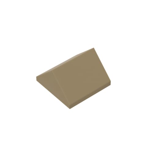 Gobricks 3043 Slope Brick 2x2 45° Doppelseitiges Gefälle 10 Stück GDS-836 Kompatibel mit Lego Bausteinen, Farbe:Dark Tan 034 von BrickBuddy