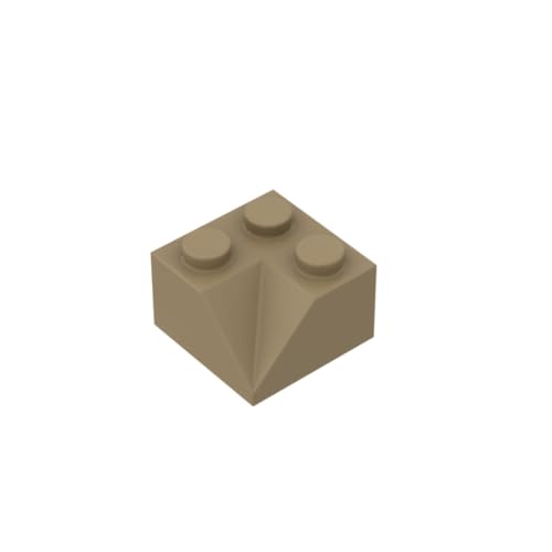 Gobricks 3046 Slope Brick 2x2 45° schräg konkave Dachziegel, 50 Stück, GDS-721, kompatibel mit Lego-Bausteinen, Farbe: Dunkelbraun 034 Gobricks 3046 Slope Brick 2x2 45° schräg konkave Dachziegel, 50 Stück, GDS-721, kompatibel mit Lego-Bausteinen, Farbe: Dunkelbraun 034 von BrickBuddy
