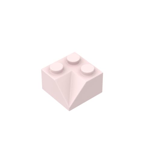 Gobricks 3046 Slope Brick 2x2 45° schräg konkave Dachziegel, 50 Stück, GDS-721, kompatibel mit Lego-Bausteinen, Farbe: Hellrosa 017 Gobricks 3046 Slope Brick 2x2 45° schräg konkave Dachziegel, 50 Stück, GDS-721, kompatibel mit Lego-Bausteinen, Farbe: Hellrosa 017 von BrickBuddy