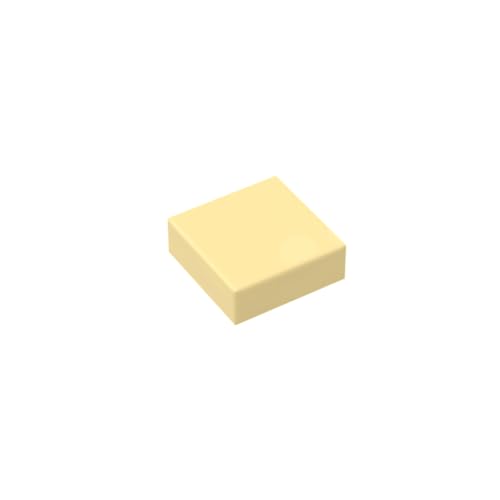 Gobricks 3070 Fundamentplatte Fliese 1x1 mit Rille, 50 Stück, GDS-613, kompatibel mit Lego Bausteinen, Farbe: Hellgelb 029 Gobricks 3070 Fundamentplatte Fliese 1x1 mit Rille, 50 Stück, GDS-613, kompatibel mit Lego Bausteinen, Farbe: Hellgelb 029 von BrickBuddy