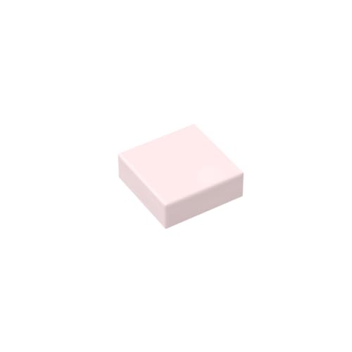 Gobricks 3070 Fundamentplatte Fliese 1x1 mit Rille, 50 Stück, GDS-613, kompatibel mit Lego Bausteinen, Farbe: Hellrosa 017 Gobricks 3070 Fundamentplatte Fliese 1x1 mit Rille, 50 Stück, GDS-613, kompatibel mit Lego Bausteinen, Farbe: Hellrosa 017 von BrickBuddy
