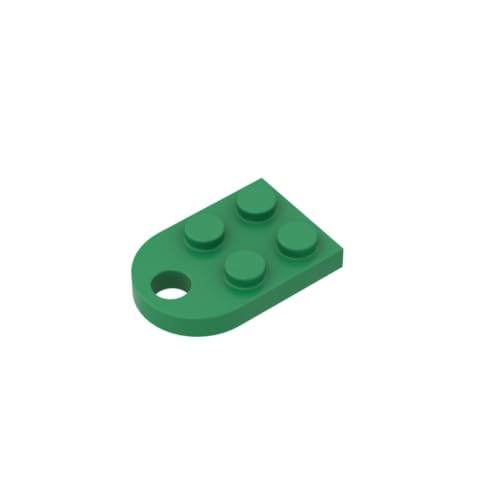 Gobricks 3176 Scharnierplatte Spezial 3x2 mit Loch, 10 Stück, GDS-846, kompatibel mit Lego Bausteinen, Farbe:Grün 040 Gobricks 3176 Scharnierplatte Spezial 3x2 mit Loch, 10 Stück, GDS-846, kompatibel mit Lego Bausteinen, Farbe:Grün 040 von BrickBuddy