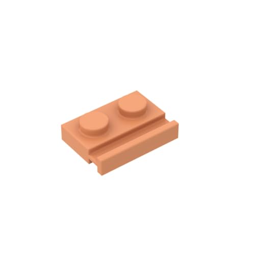 Gobricks 32028 Scharnierplatte Spezial 1x2 mit Türschiene, 50 Stück, GDS-806, kompatibel mit Lego Bausteinen, Farbe: Fleischfarbe 038 Gobricks 32028 Scharnierplatte Spezial 1x2 mit Türschiene, 50 Stück, GDS-806, kompatibel mit Lego Bausteinen, Farbe: Fleischfarbe 038 von BrickBuddy