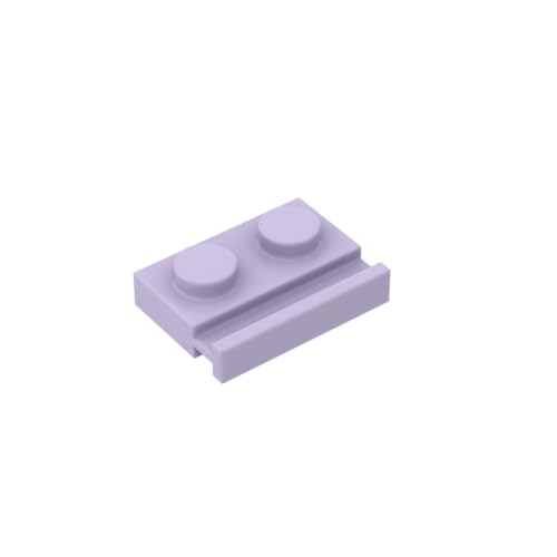 Gobricks 32028 Scharnierplatte Spezial 1x2 mit Türschiene, 50 Stück, GDS-806, kompatibel mit Lego Bausteinen, Farbe: Lavendel 063 Gobricks 32028 Scharnierplatte Spezial 1x2 mit Türschiene, 50 Stück, GDS-806, kompatibel mit Lego Bausteinen, Farbe: Lavendel 063 von BrickBuddy