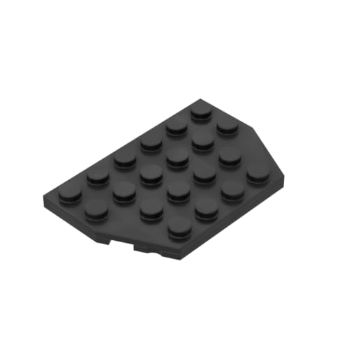 Gobricks 32059 Kreisplatte Keilplatte 4 x 6 geschnittene Ecken, 10 Stück, GDS-704, kompatibel mit Lego Bausteinen, Farbe: Schwarz 080 Gobricks 32059 Kreisplatte Keilplatte 4 x 6 geschnittene Ecken, 10 Stück, GDS-704, kompatibel mit Lego Bausteinen, Farbe: Schwarz 080 von BrickBuddy