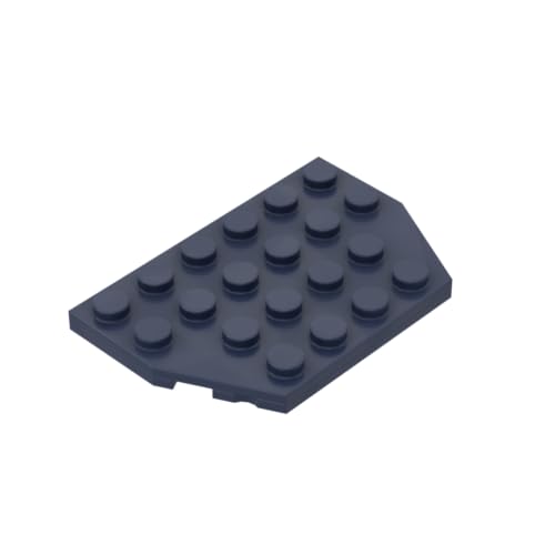 Gobricks 32059 Kreisplatte Keilplatte 4x6 Geschnittene Ecken 10 Stück GDS-704 Kompatibel mit Lego Bausteinen, Farbe: Dunkelblau 055 Gobricks 32059 Kreisplatte Keilplatte 4x6 Geschnittene Ecken 10 Stück GDS-704 Kompatibel mit Lego Bausteinen, Farbe: Dunkelblau 055 von BrickBuddy