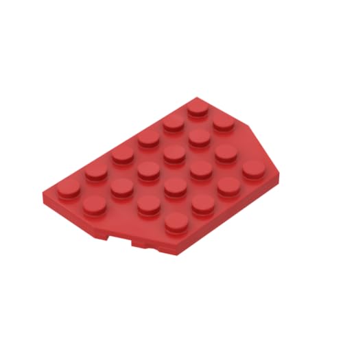 Gobricks 32059 Kreisplatte Keilplatte 4x6 Geschnittene Ecken 10 Stück GDS-704 Kompatibel mit Lego Bausteinen, Farbe:Rot 010 Gobricks 32059 Kreisplatte Keilplatte 4x6 Geschnittene Ecken 10 Stück GDS-704 Kompatibel mit Lego Bausteinen, Farbe:Rot 010 von BrickBuddy