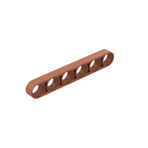 Gobricks 32063 Locharmplatte Technic Beam 1 x 6 dünn 50 Stück GDS-694 kompatibel mit Lego Bausteinen, Farbe: Dunkelorange 083 Gobricks 32063 Locharmplatte Technic Beam 1 x 6 dünn 50 Stück GDS-694 kompatibel mit Lego Bausteinen, Farbe: Dunkelorange 083 von BrickBuddy