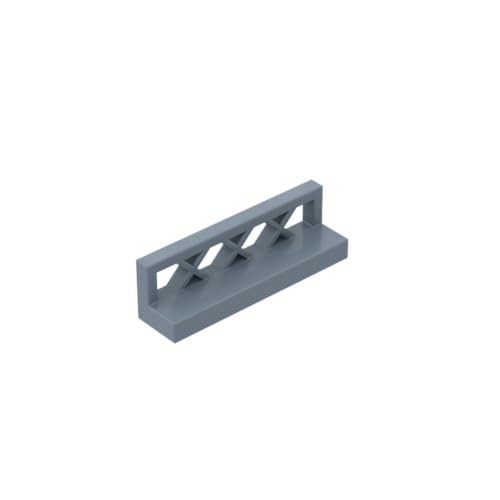 Gobricks 3633 Ornamente, Zaun, 1 x 4 x 1, 50 Stück, GDS-881, kompatibel mit Lego-Bausteinen, Farbe: Sandblau 054 Gobricks 3633 Ornamente, Zaun, 1 x 4 x 1, 50 Stück, GDS-881, kompatibel mit Lego-Bausteinen, Farbe: Sandblau 054 von BrickBuddy